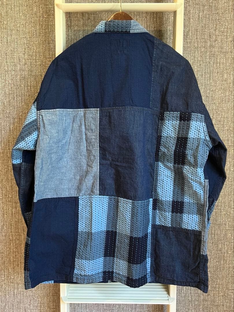 ジャケット・アウター BEAMSPLUS Chore Jacket Indigo Patchwork
