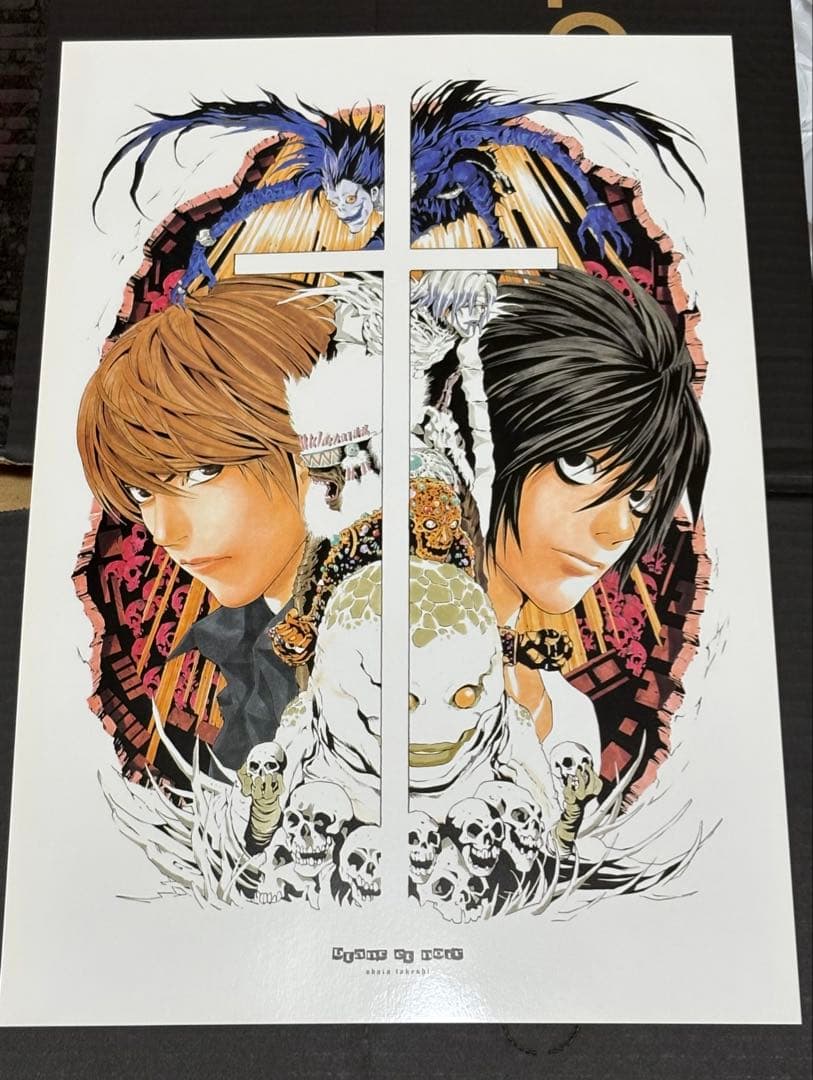 小畑健 画集 blanc et noir 初版 ポストカード 帯付き デスノート