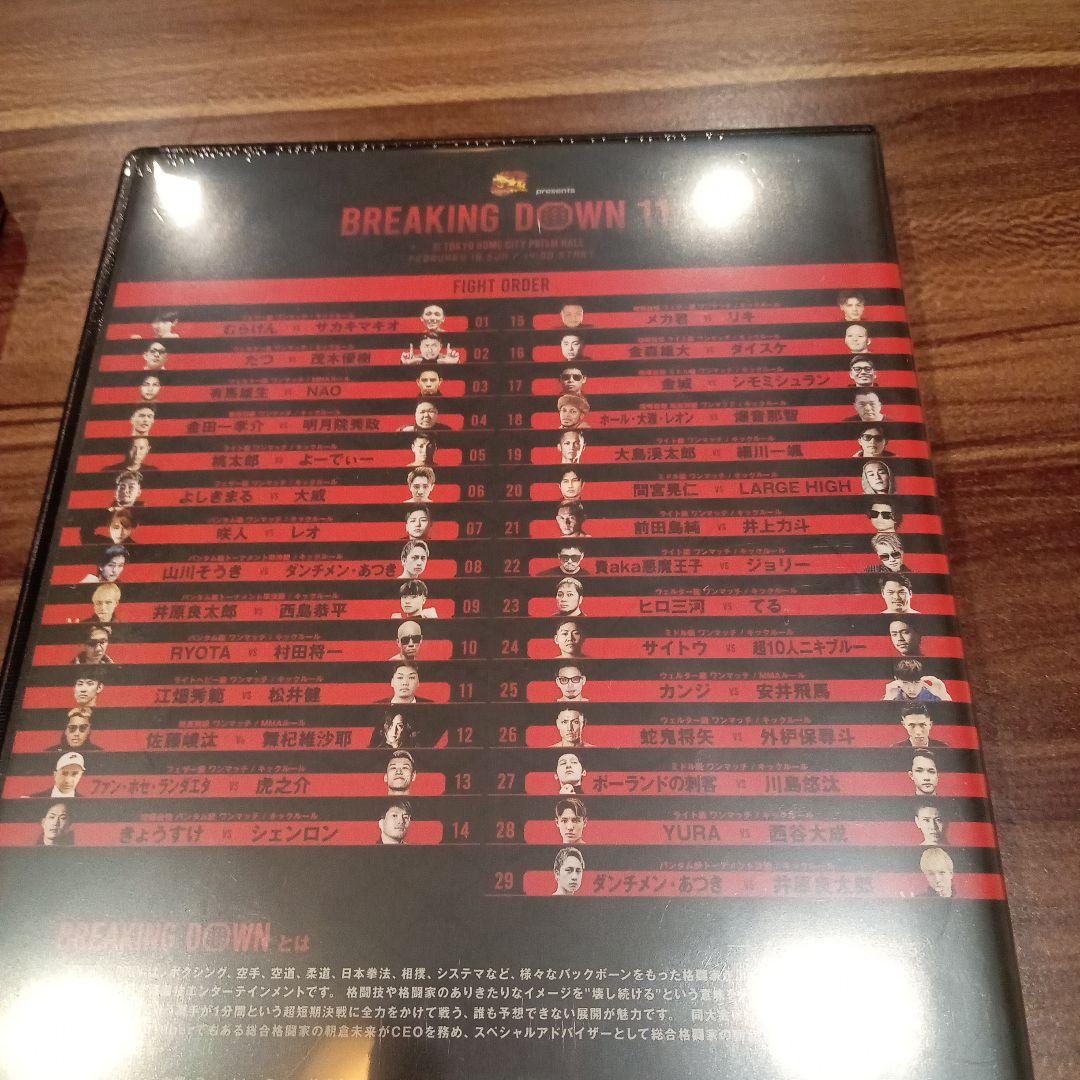 【未開封】BREAKING DOWN 10 & 11 DVDセット