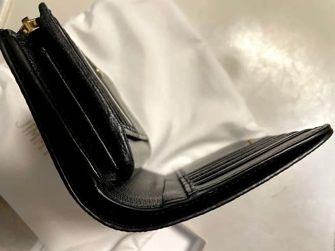 JIMMY CHOO 二つ折　財布　折財布　専用袋付