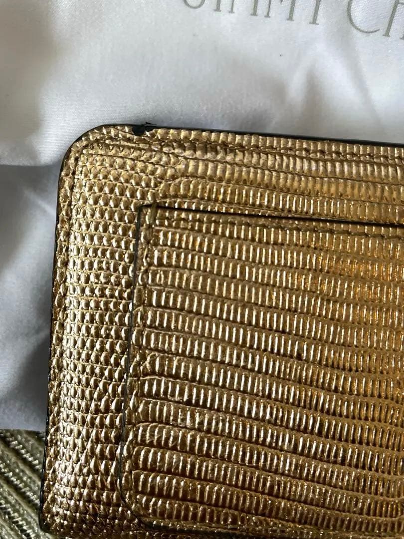 JIMMY CHOO 二つ折　財布　折財布　専用袋付