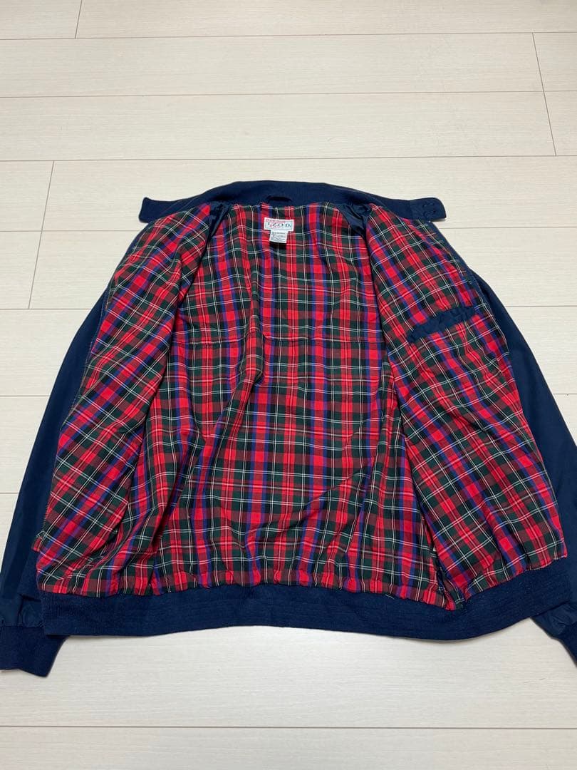 に*り様 90s IZOD ハリントンジャケット スイングトップXL ネイビー