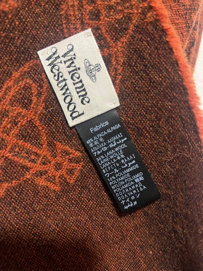 Vivienne Westwood オレンジ マフラー