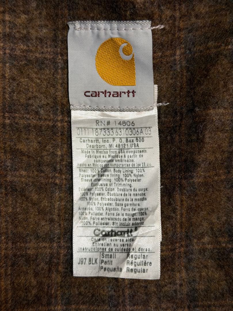 Carhartt デトロイトジャケット フェードブラック J97 メキシコ製 S