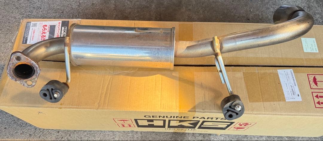 JB74シエラ　 HKS ステンレス マフラー 中古