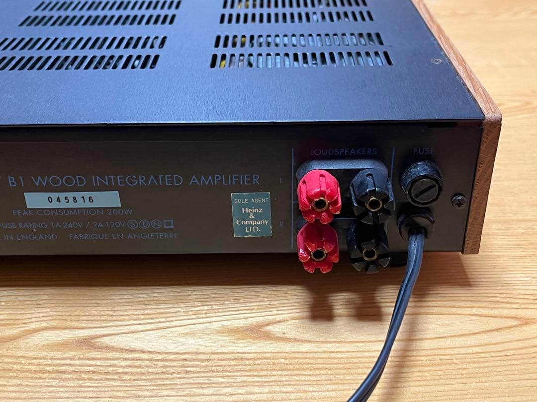 Musical Fidelity B1 Wood ミュージカルフィデリティ