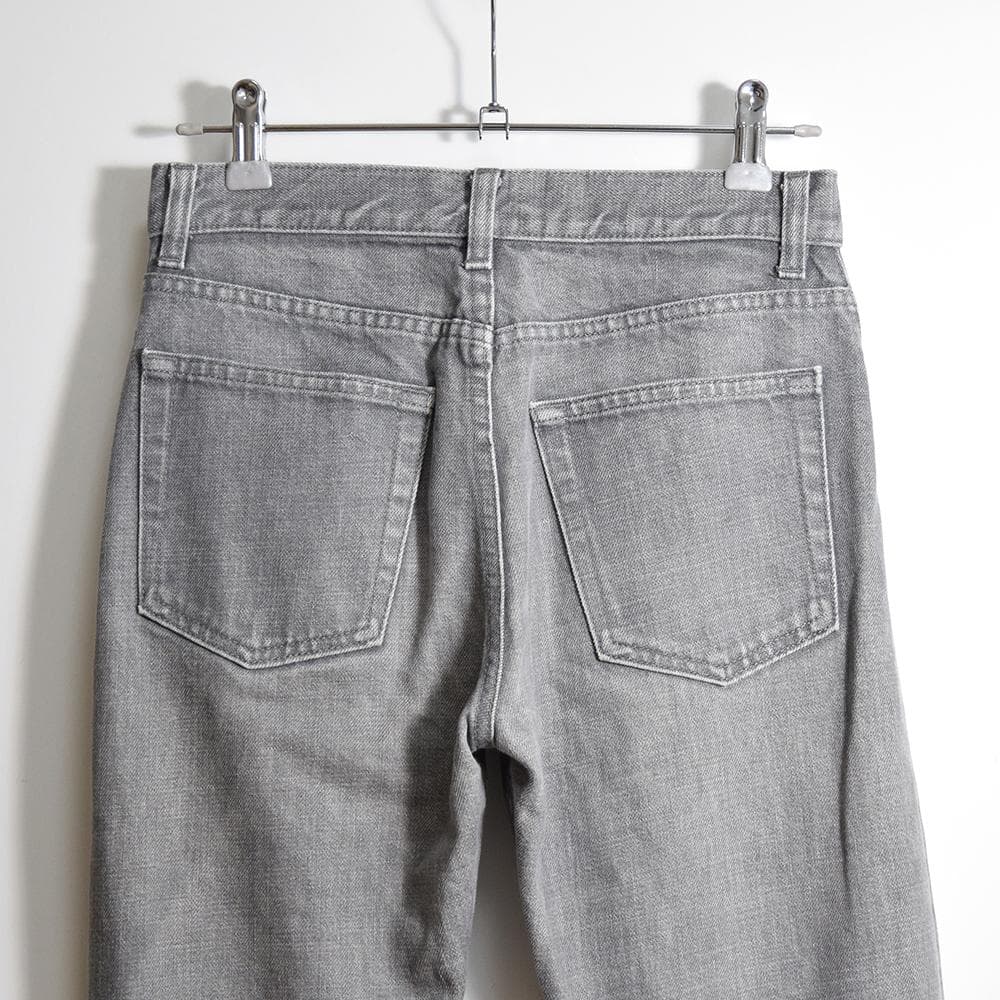 本人期 90s HELMUT LANG デニムパンツ グレー 25 イタリア製