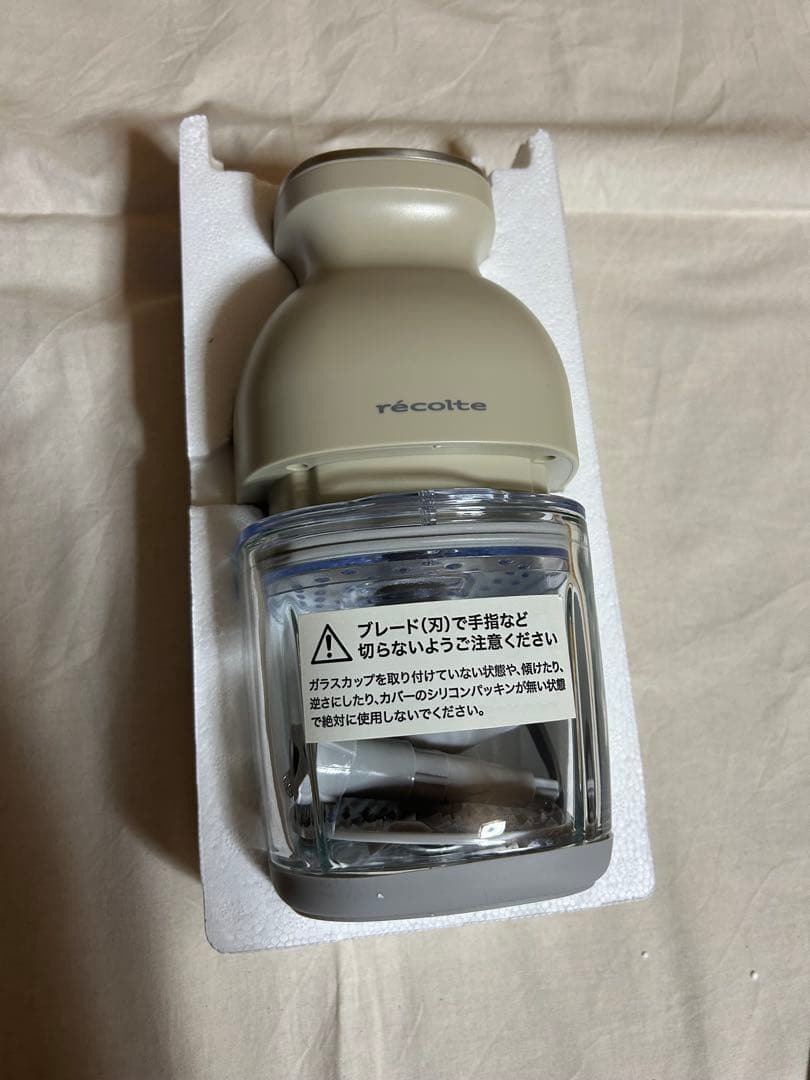 【美品】レコルト　コードレス カプセルカッターボンヌ RCP-7 ブレンダー