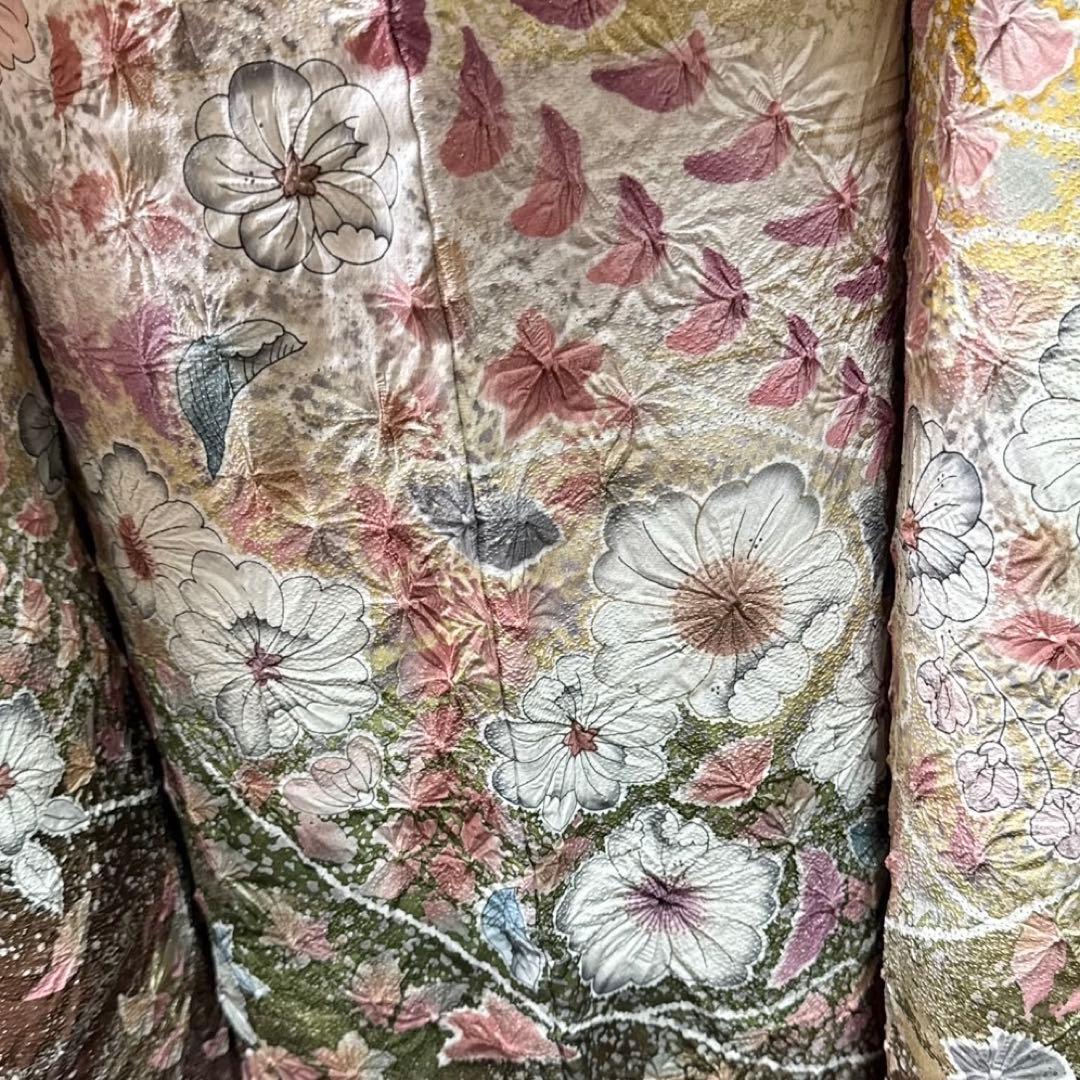 美品　辻ヶ花　辻が花　銀通し　花絞り　ぼかし　逸品　フルセット　振袖　振り袖