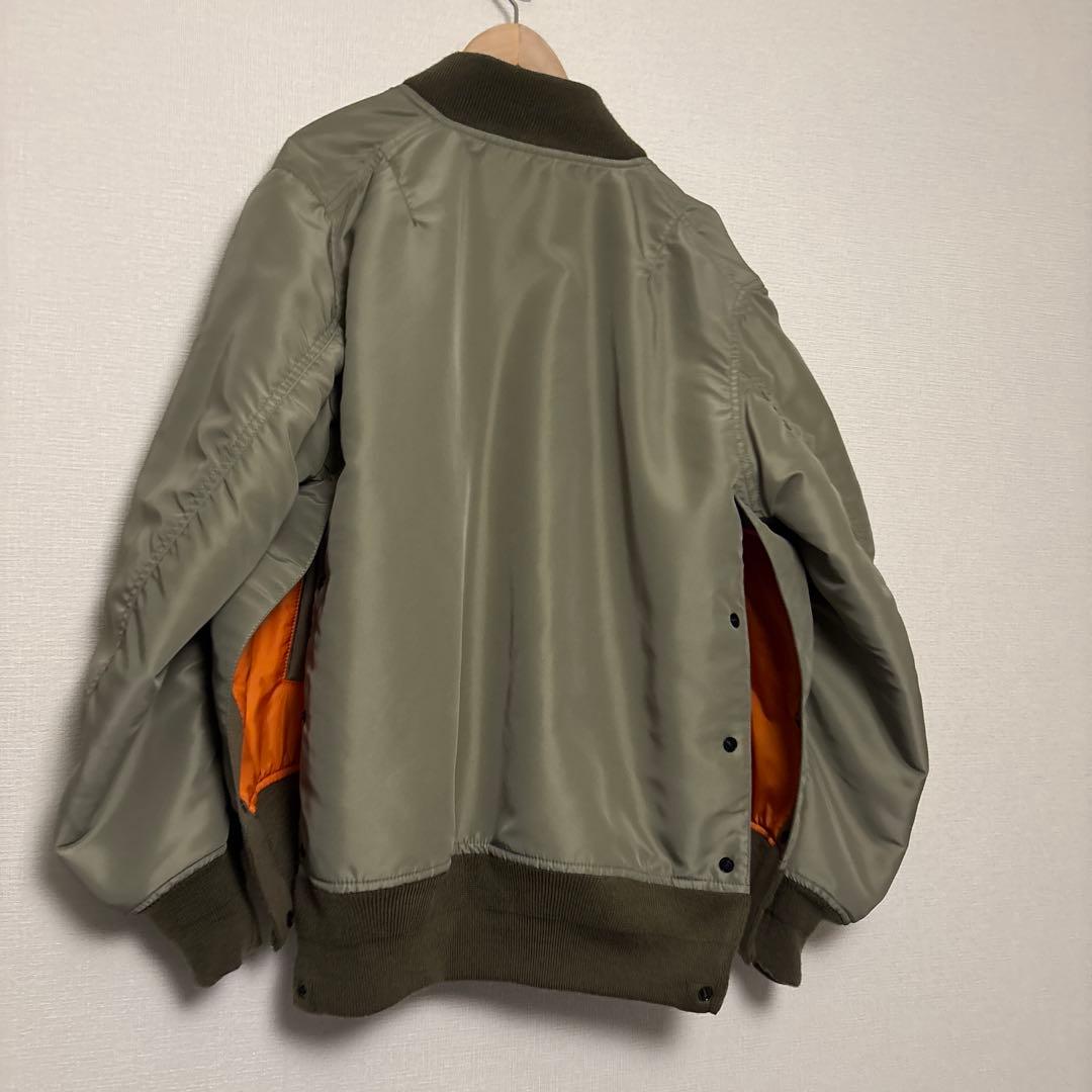 24AW sacai MA-1 ボンバージャケット ma-1 メンズ