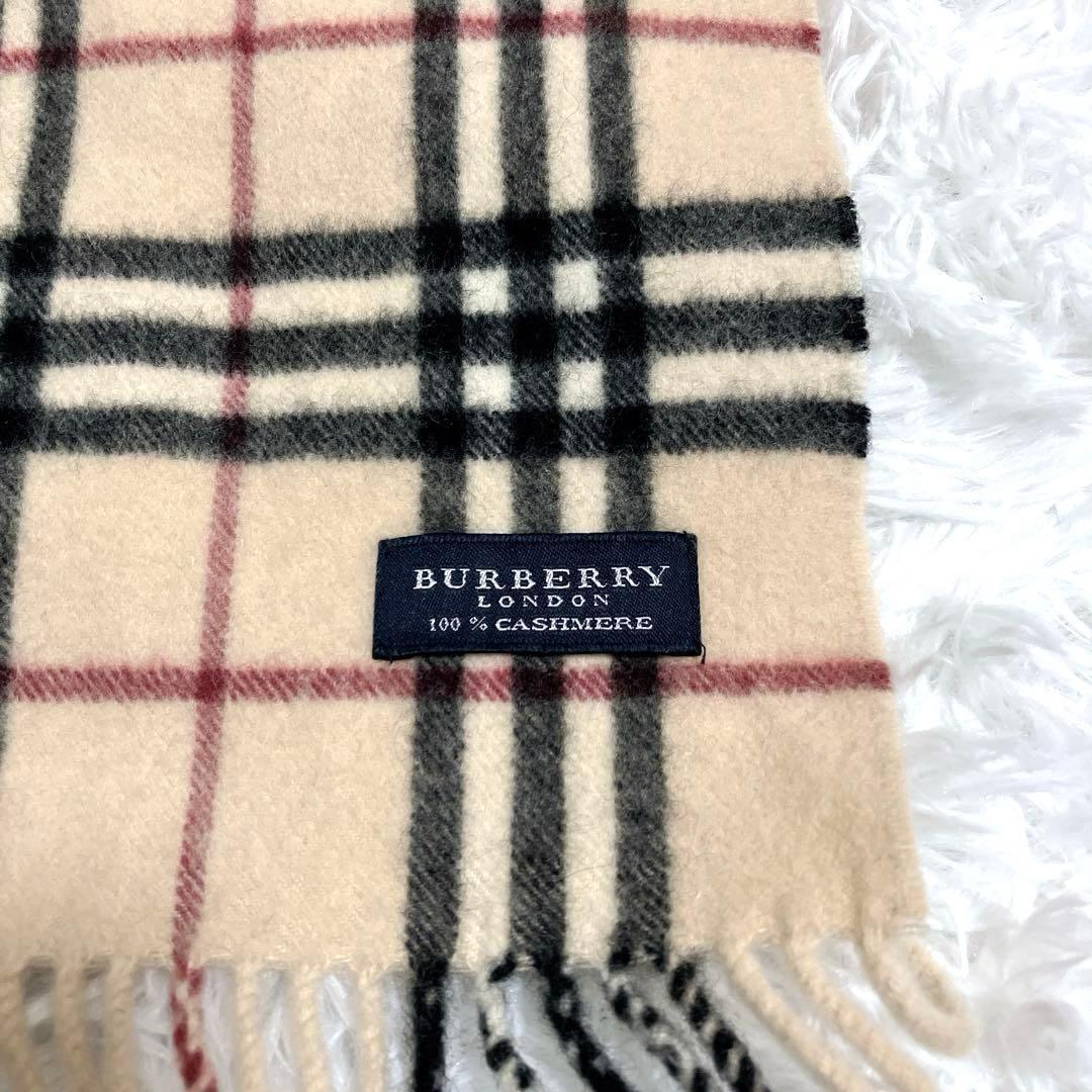 BURBERRY LONDON マフラー　カシミヤ　カシミア　ノバチェック