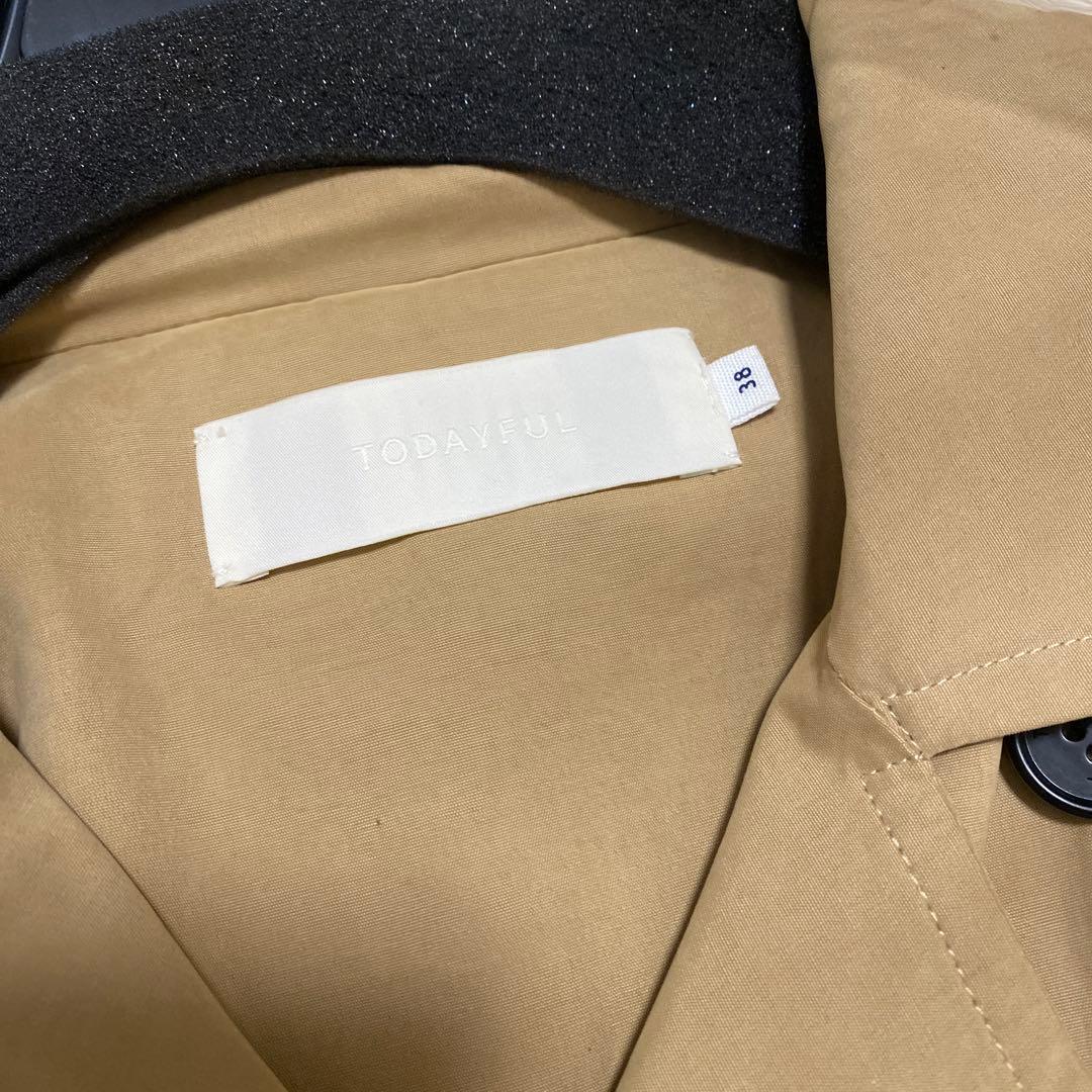 todayful ロングトレンチコート　38