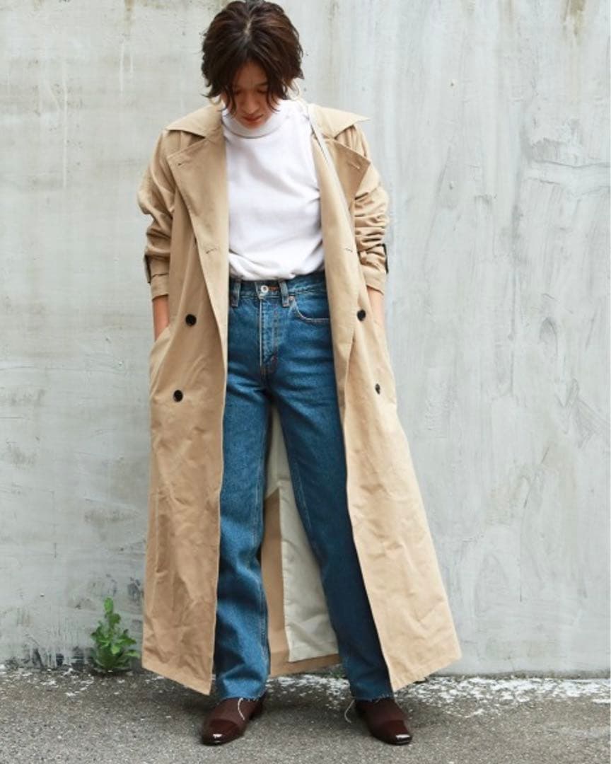 todayful ロングトレンチコート　38