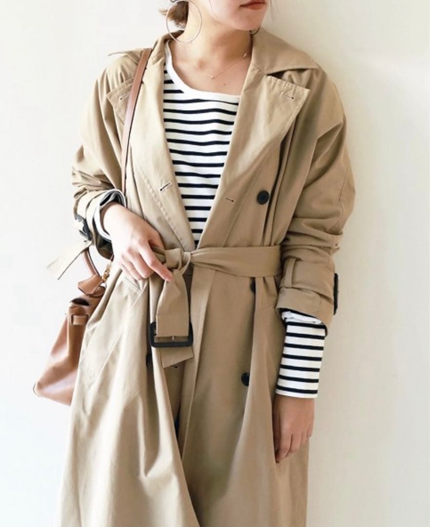 todayful ロングトレンチコート　38