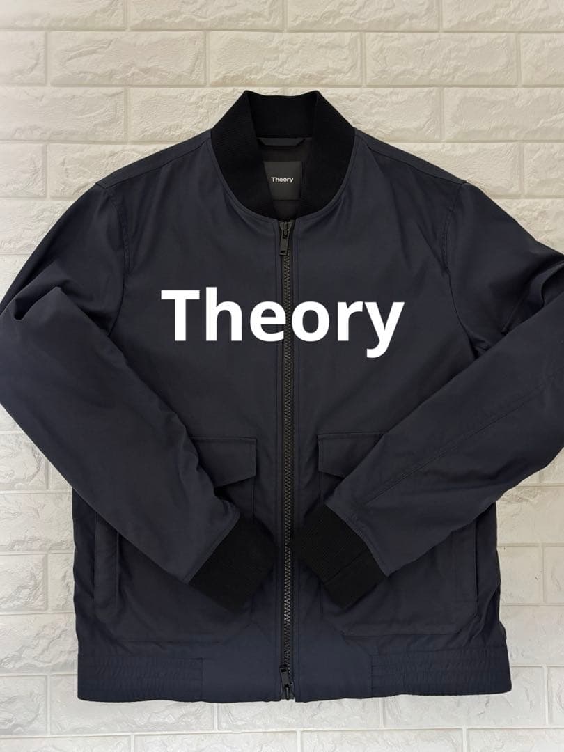 【美品】Theory ネイビー　ジャンパー　Mサイズ