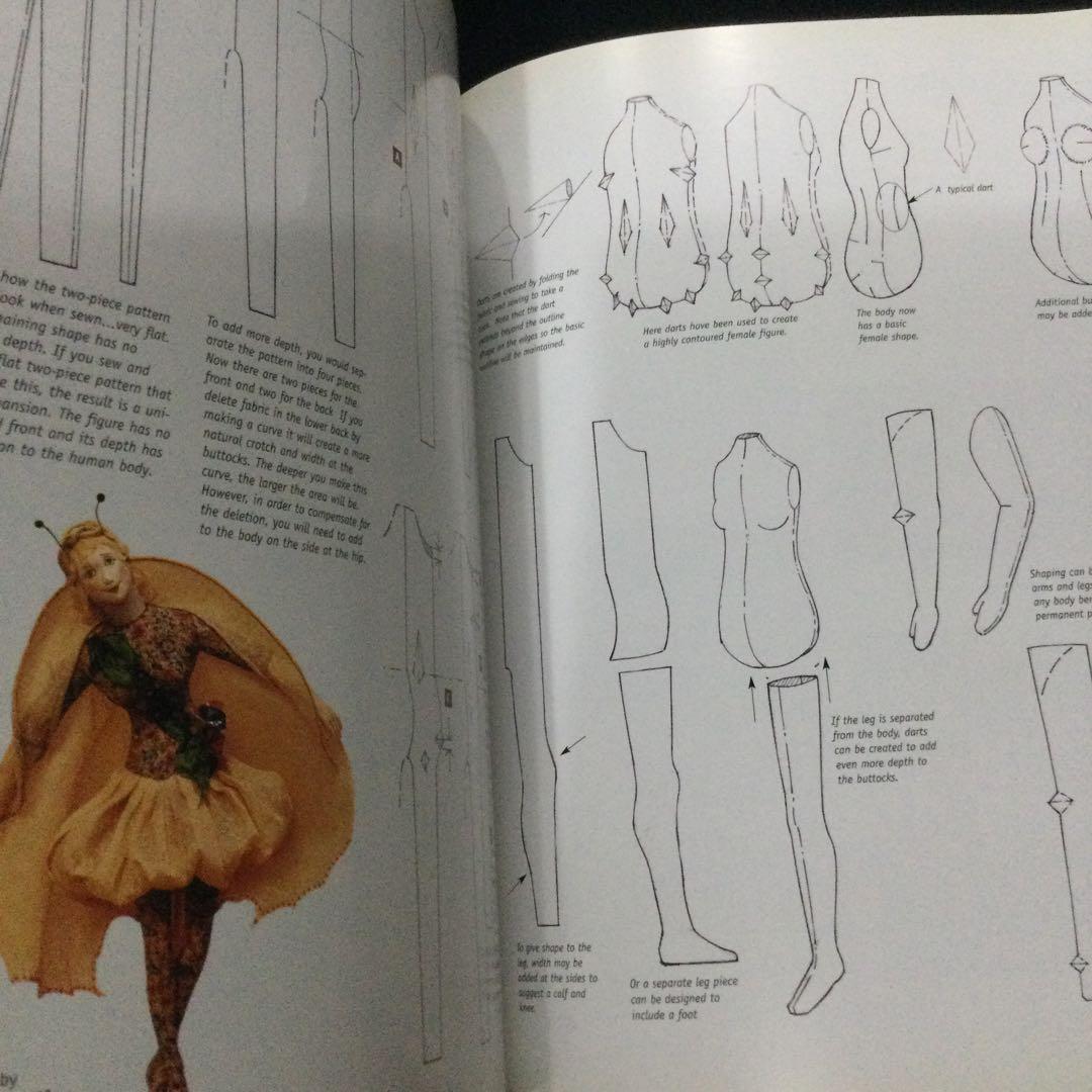 人形　Doll 洋書　製作 ドール　創作　衣装　Design デザイン　ドレス