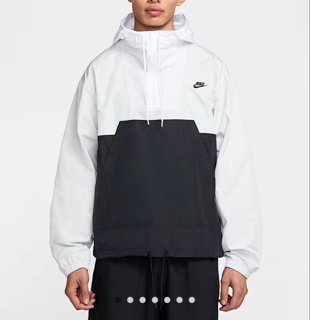 NIKEナイキ　ウィンドブレーカー　スポーツウェア　黒　白　グレー　XL 新品