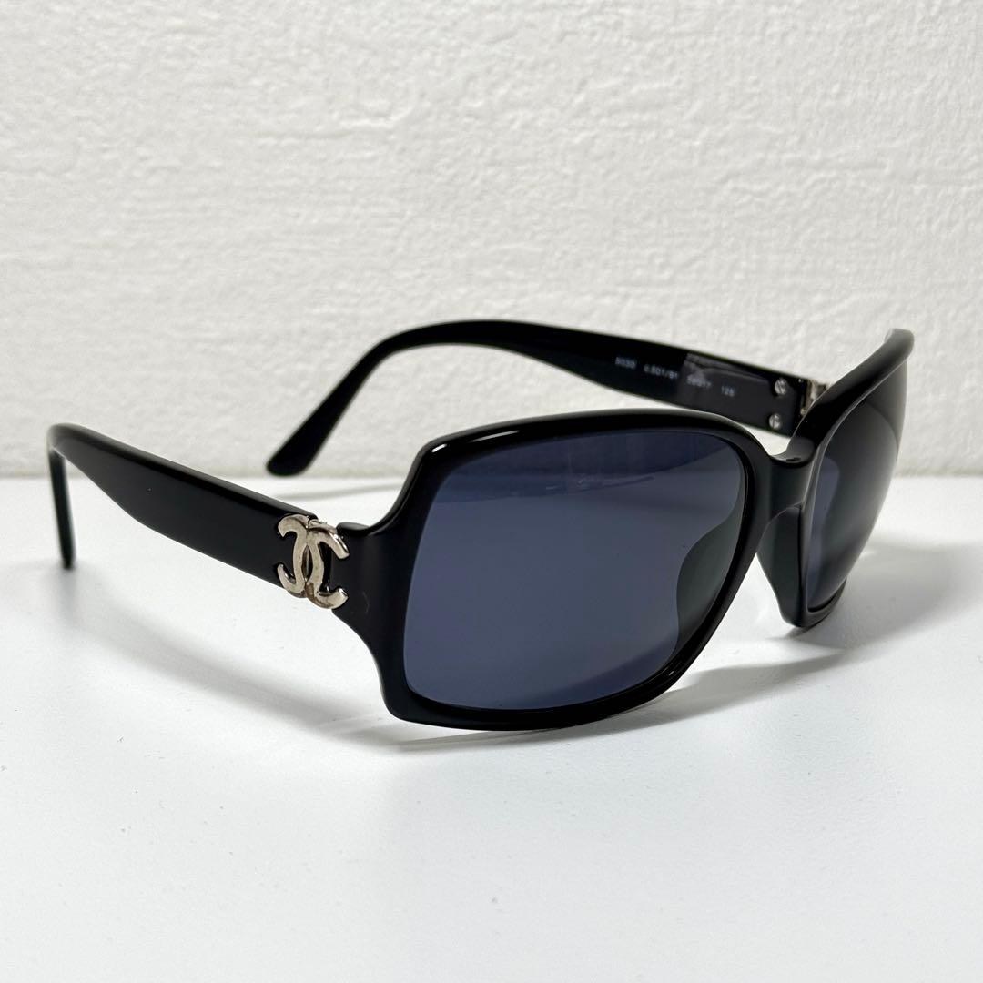 CHANEL サングラス 5030 ブラック ココマーク 純正レンズ 黒