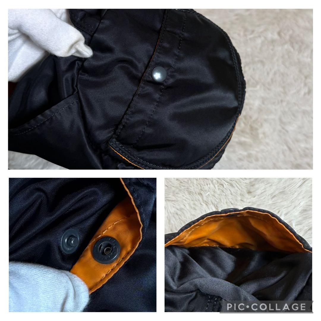 極美品　PORTER　ポーター　タンカー　ミニボストンバッグ　Lサイズ　ブラック