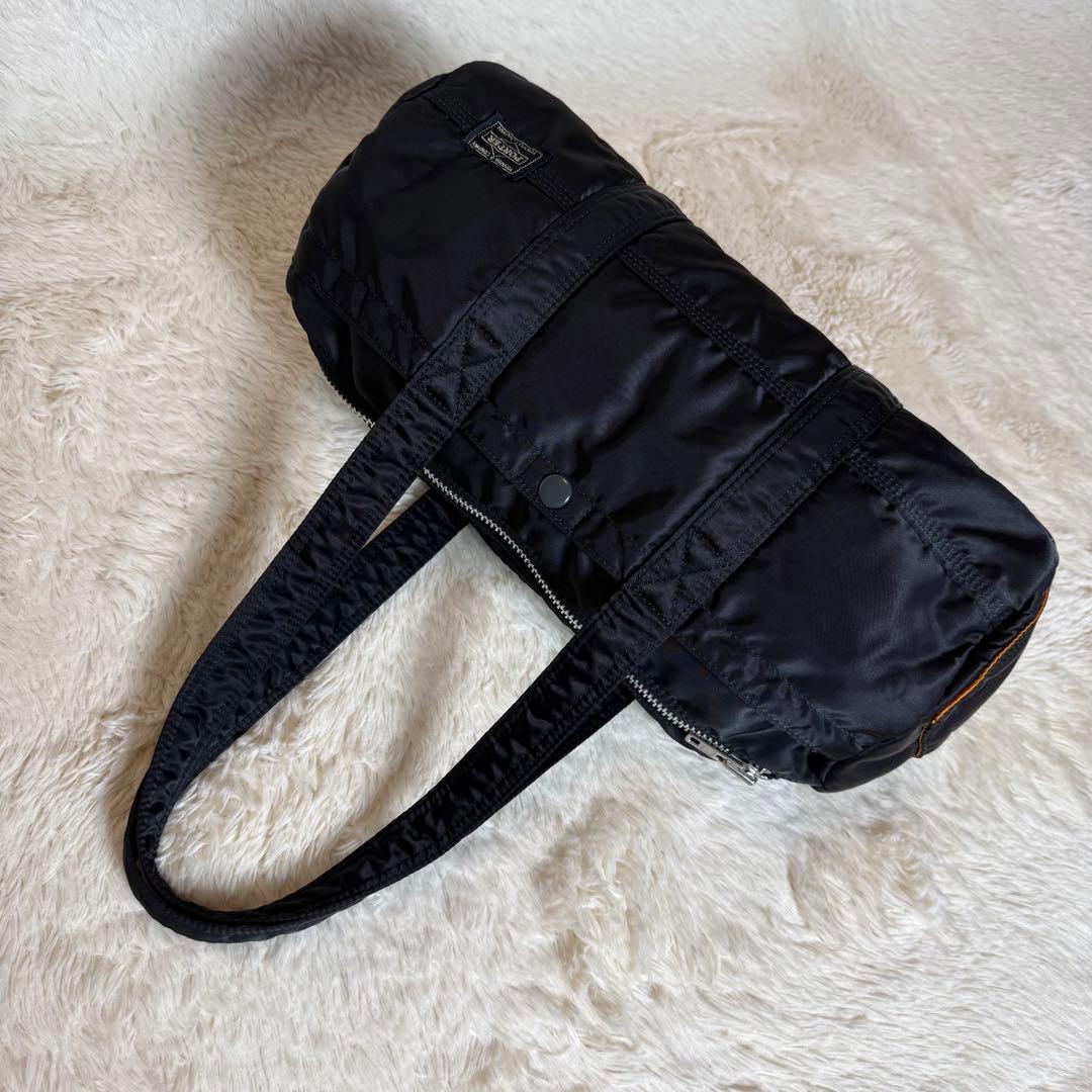 極美品　PORTER　ポーター　タンカー　ミニボストンバッグ　Lサイズ　ブラック