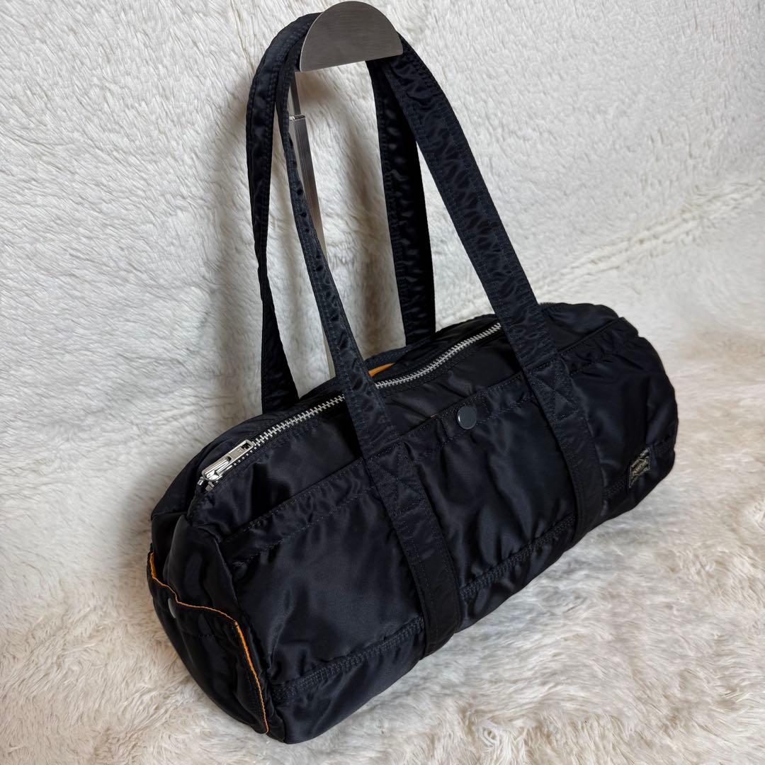 極美品　PORTER　ポーター　タンカー　ミニボストンバッグ　Lサイズ　ブラック