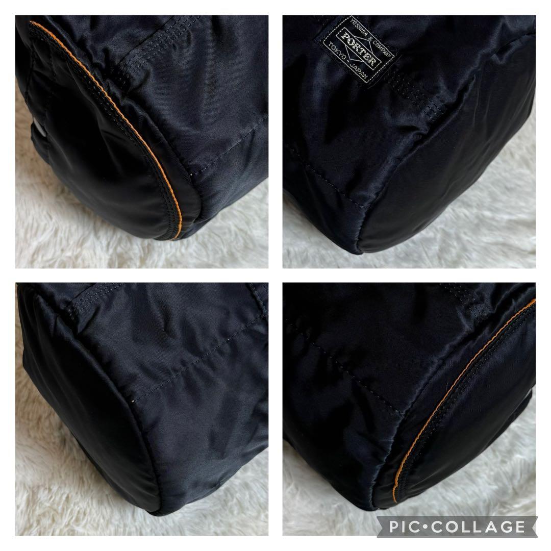 極美品　PORTER　ポーター　タンカー　ミニボストンバッグ　Lサイズ　ブラック