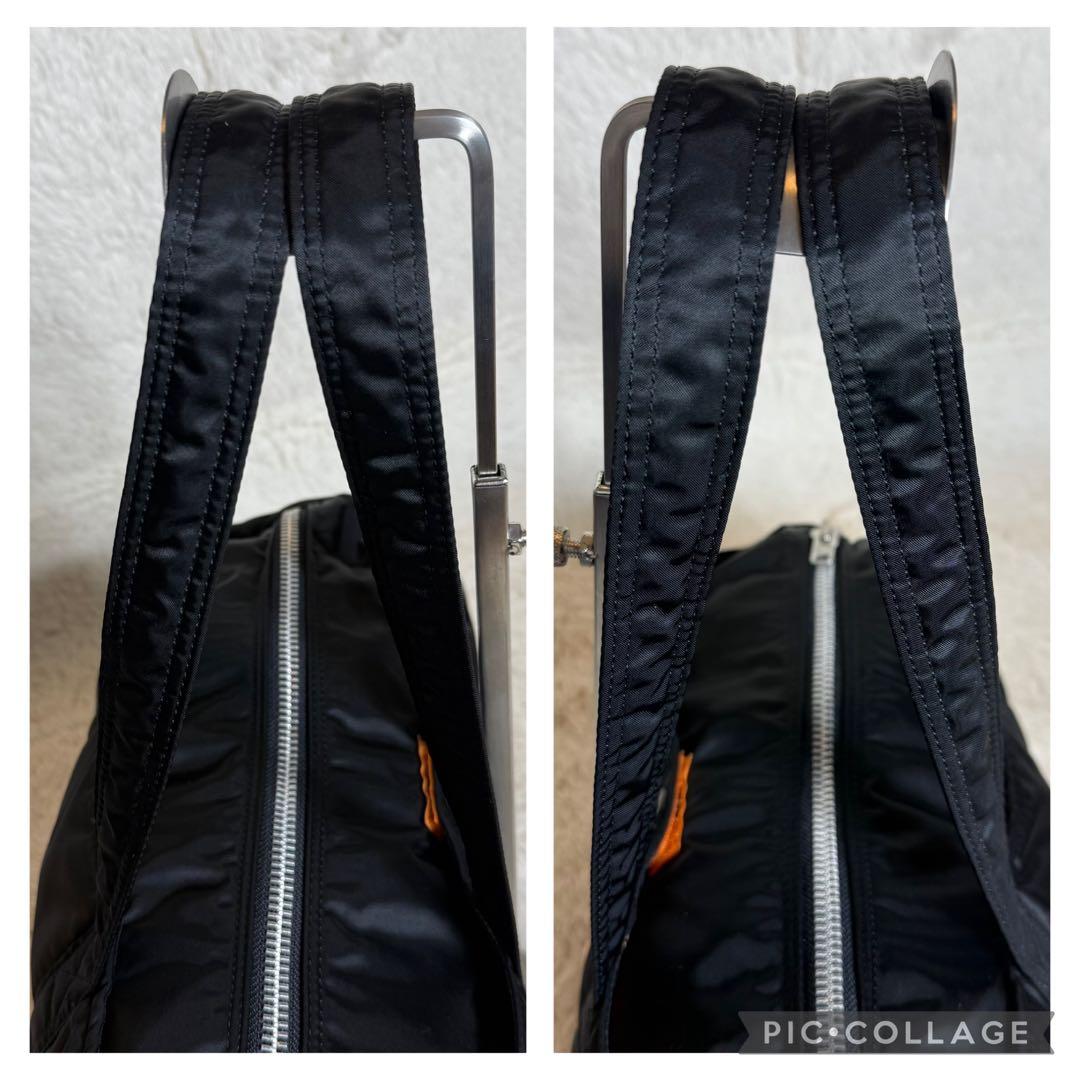 極美品　PORTER　ポーター　タンカー　ミニボストンバッグ　Lサイズ　ブラック