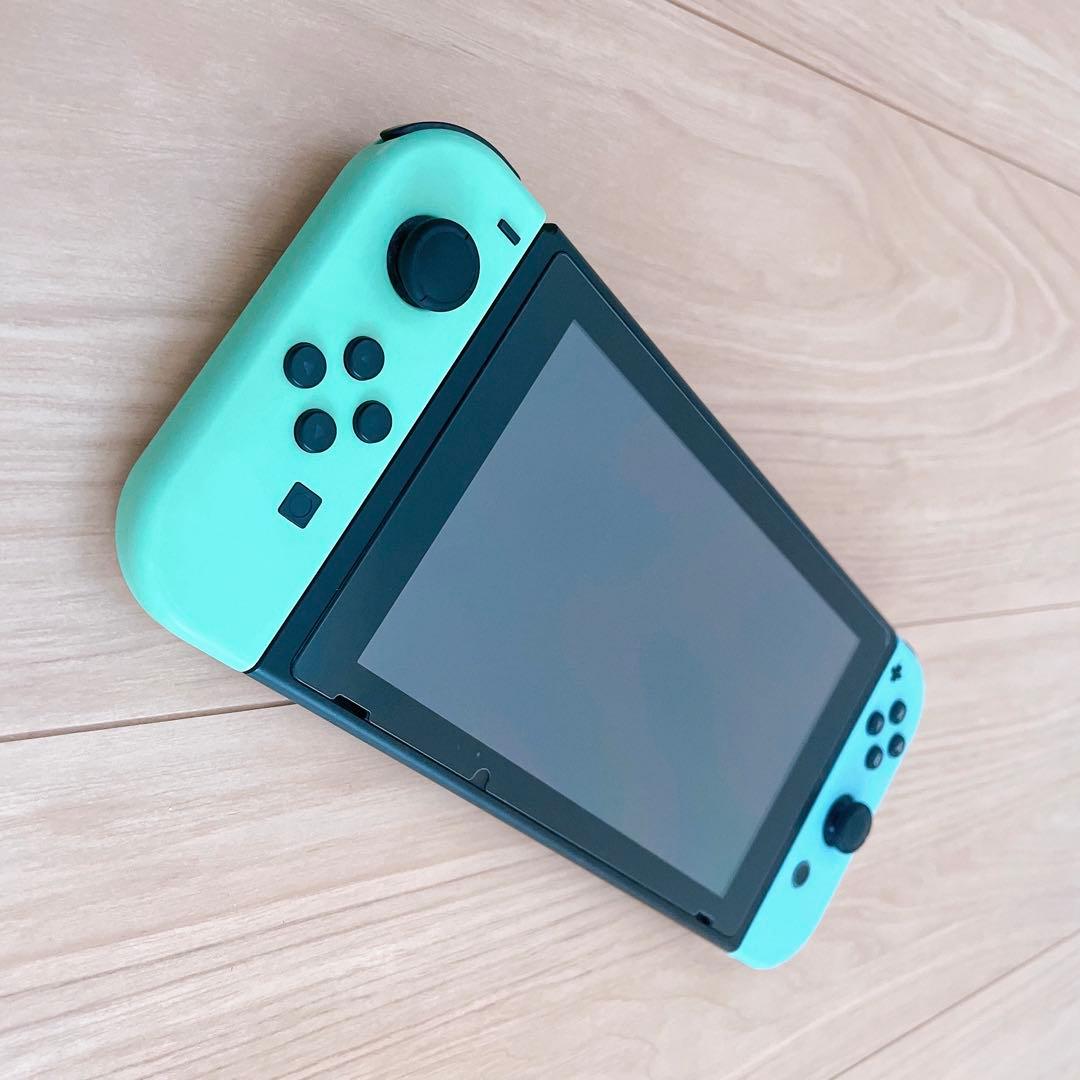 【未使用に近い】Nintendo Switch スイッチ 本体 どうぶつの森