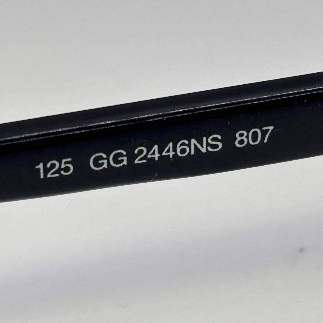 GUCCIサングラス GG2446NS 807 ブラック イタリア製ヴィンテージ