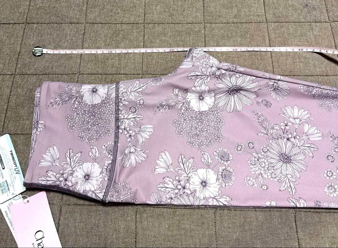 新品タグ付き ★チャコット/Chacott★グレイッシュローズレギンス（M）