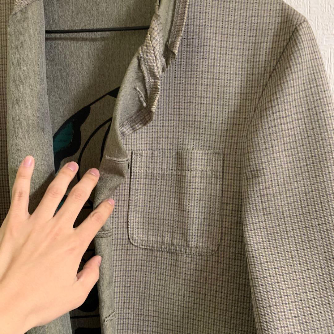 COMME des GARCONS HOMME PLUS チェック柄ジャケット