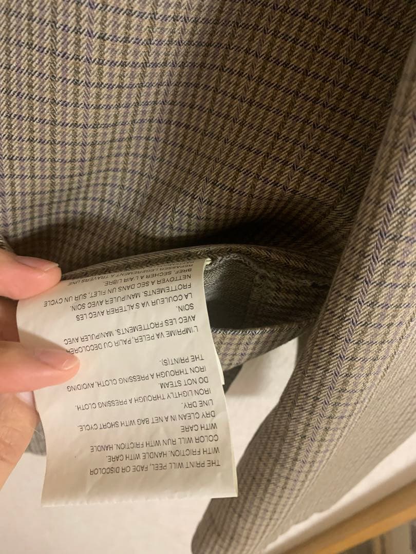 COMME des GARCONS HOMME PLUS チェック柄ジャケット