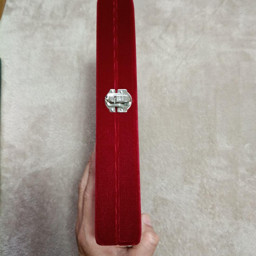 【新品】13弦　琴柱ケース　琴柱入れ　小豆色　赤　　琴