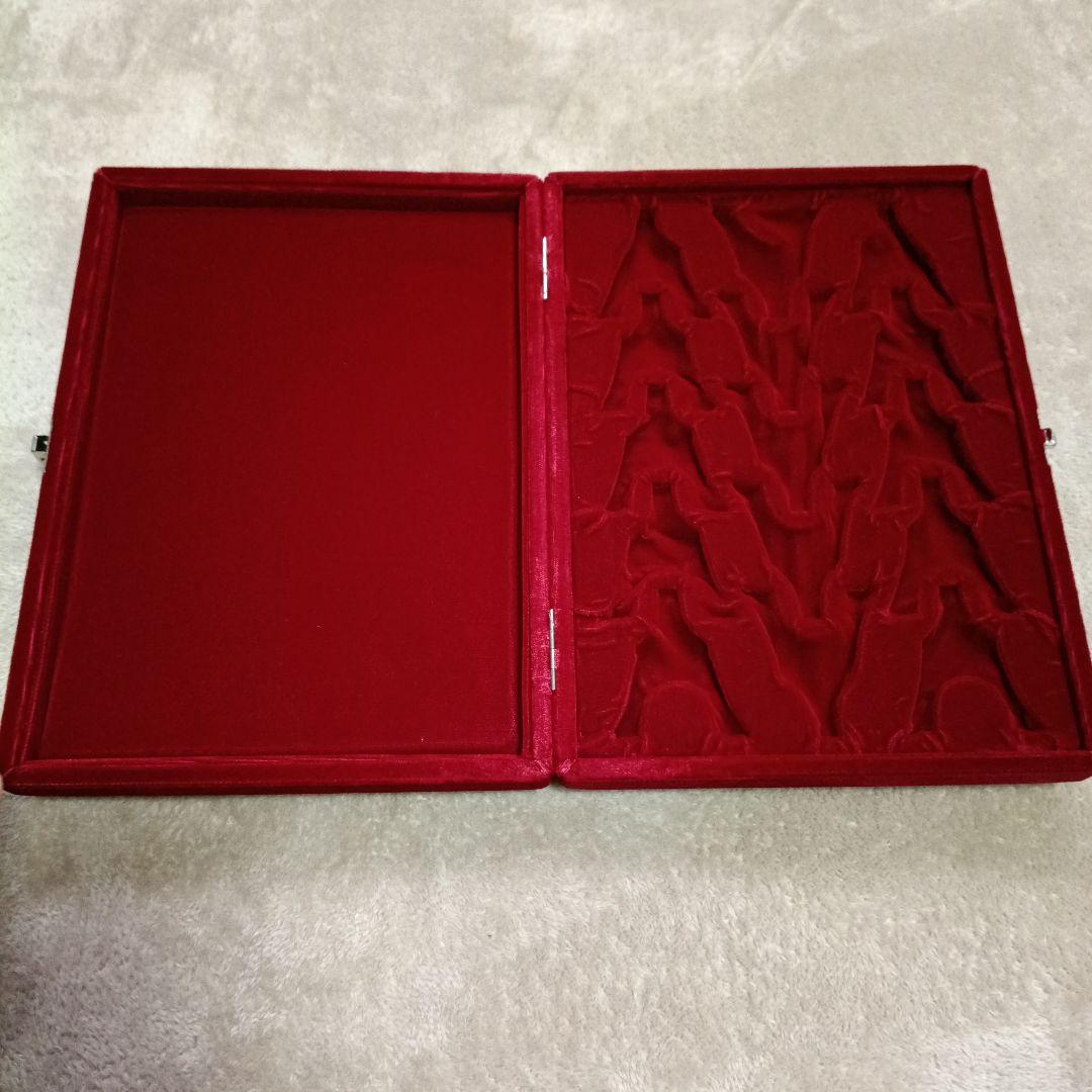 【新品】13弦　琴柱ケース　琴柱入れ　小豆色　赤　　琴