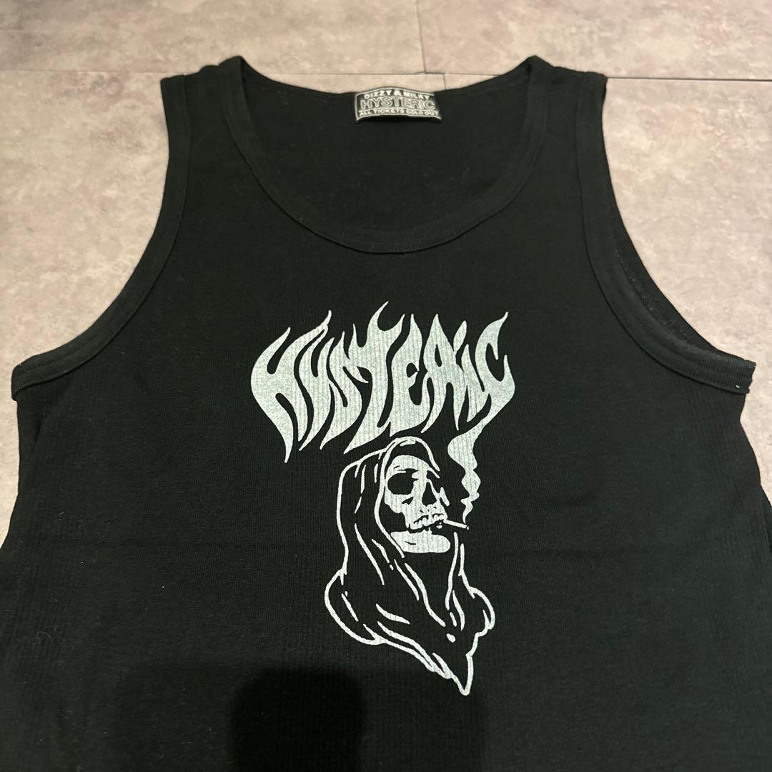 HYSTERIC GLAMOUR SKULL SMOKE タンクトップ