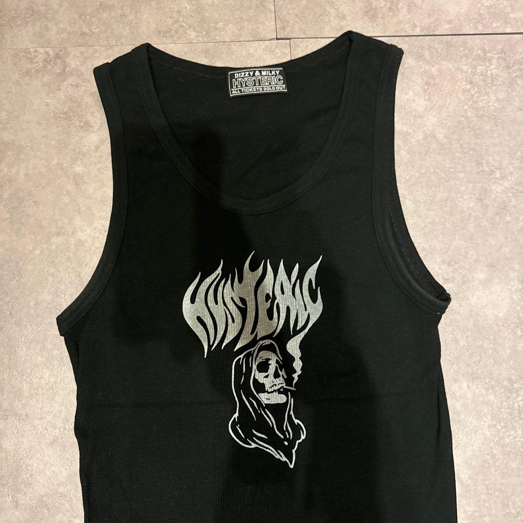 HYSTERIC GLAMOUR SKULL SMOKE タンクトップ