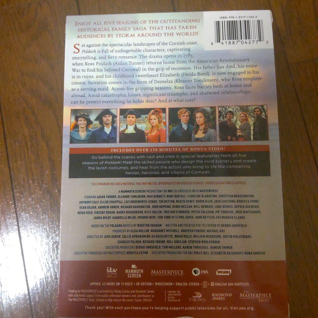 Poldark ポルダーク 全5シーズン DVD Box 輸入盤