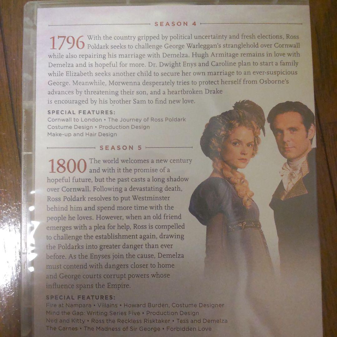 Poldark ポルダーク 全5シーズン DVD Box 輸入盤
