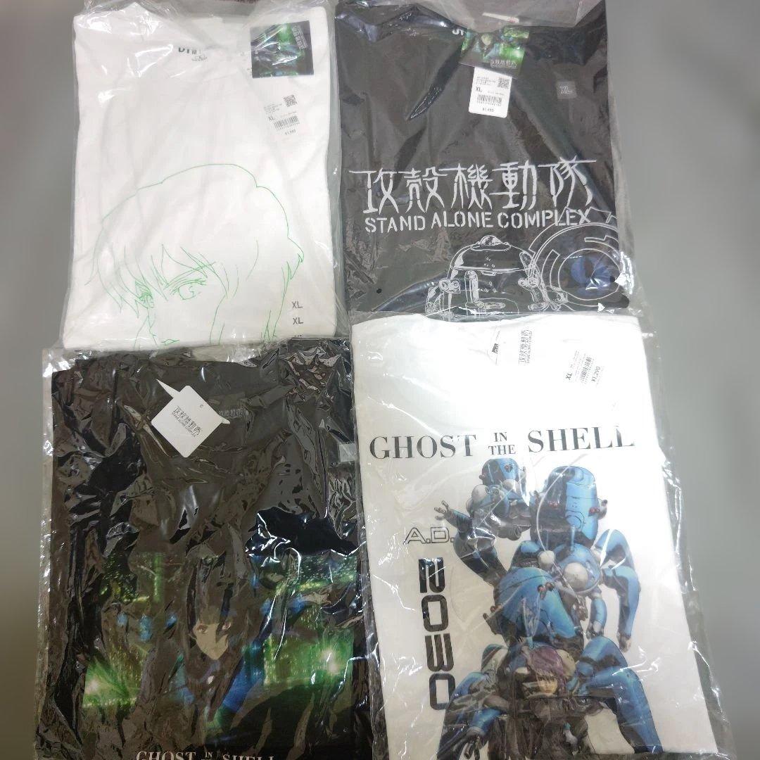攻殻機動隊Ｔシャツ未使用品ＸＬサイズ４枚セット