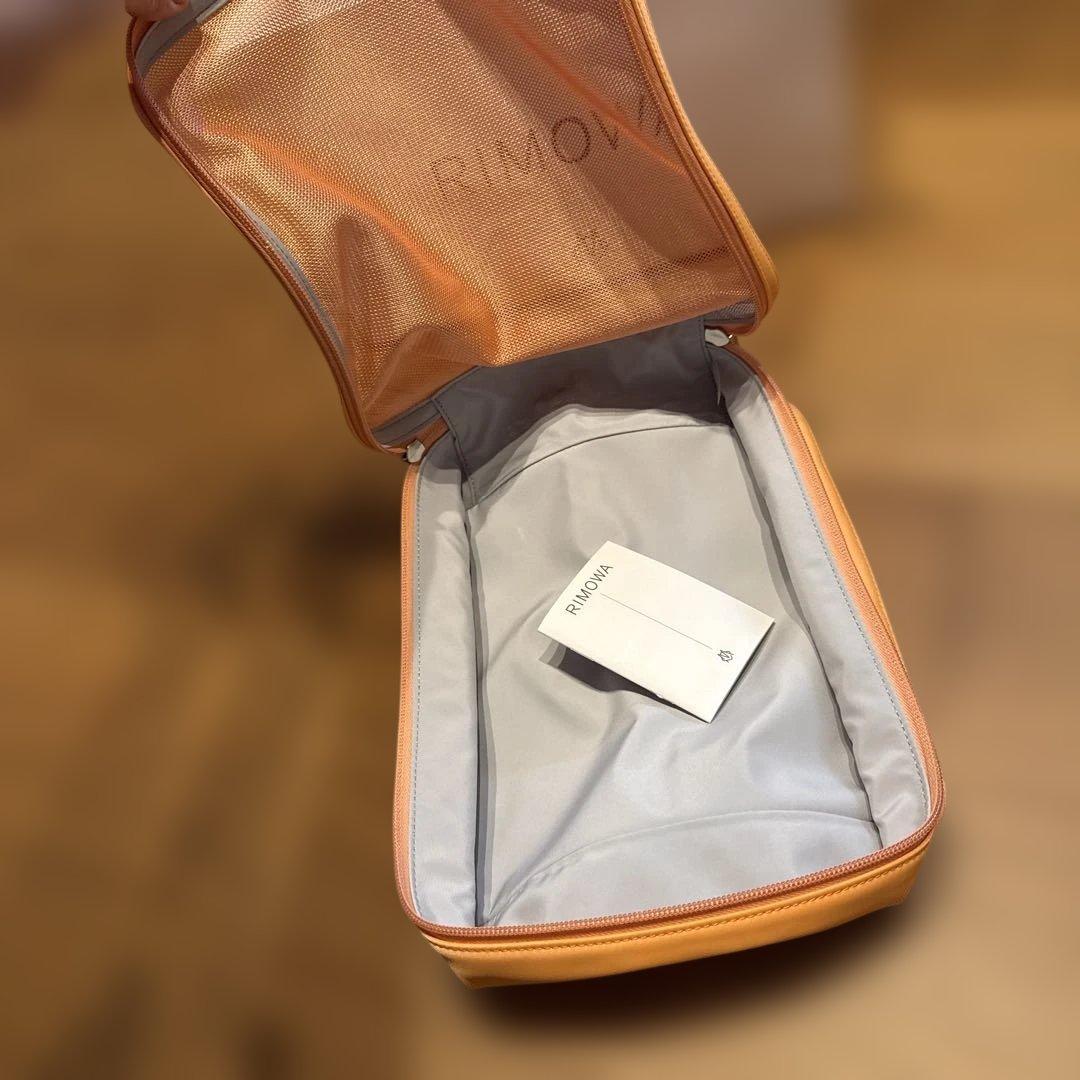 RIMOWA新品　オレンジポーチ　パッキングキューブトラベルアクセサリー旅行