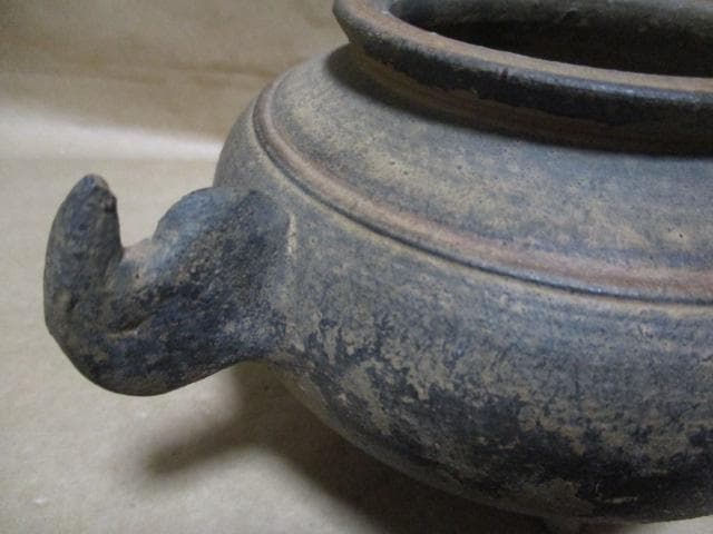 中国　宋　建窯　香炉　発掘　R77-2