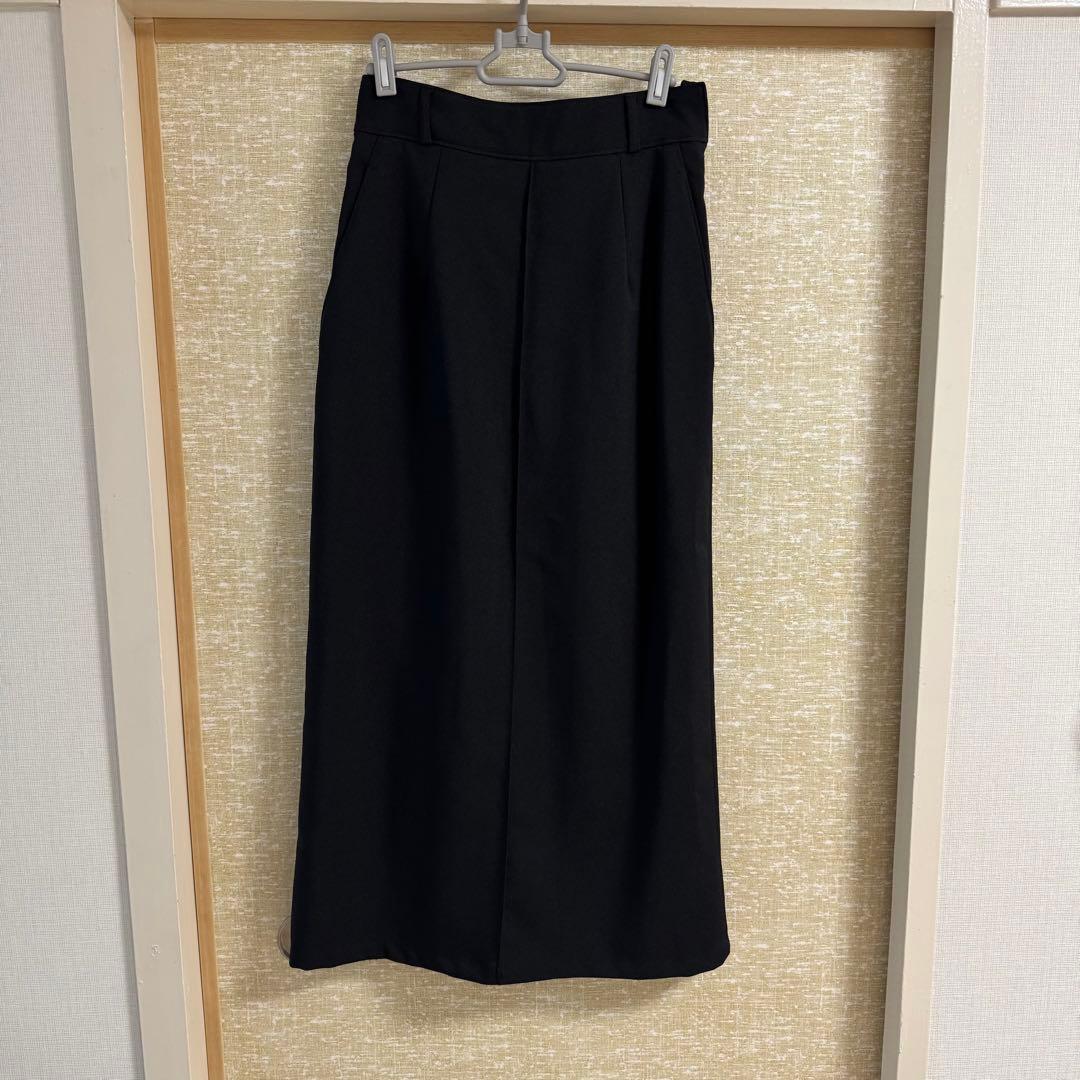 crewre クルーレ バックタックナロースカート ブラック サイズ2