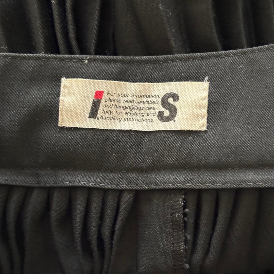 ISSEY MIYAKE プリーツ ロングスカート ブラック S