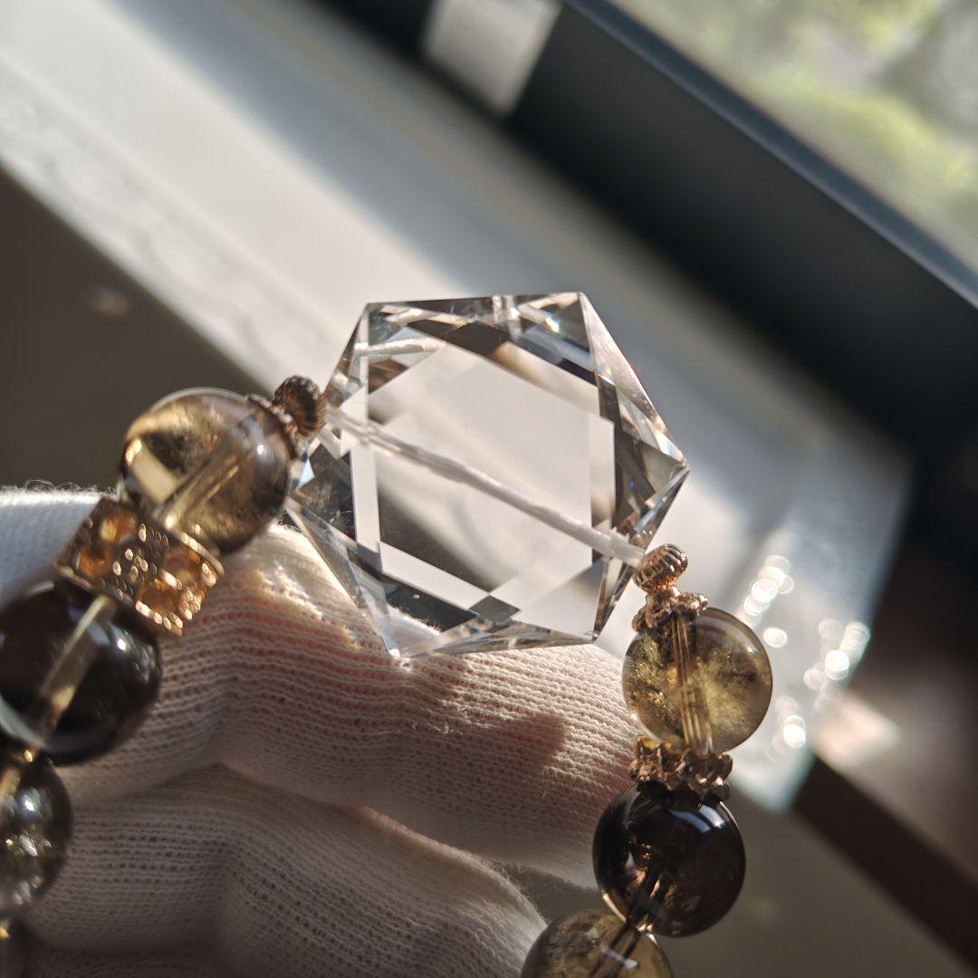 専用です♡新作♡水晶六芒星、オリーブクオーツ、スモーキーエレスチャル