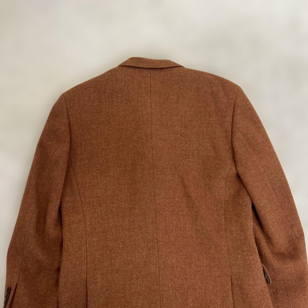 【極美品】ダニエルクレミュ×ハリスツイード　48 橙　テーラードジャケット