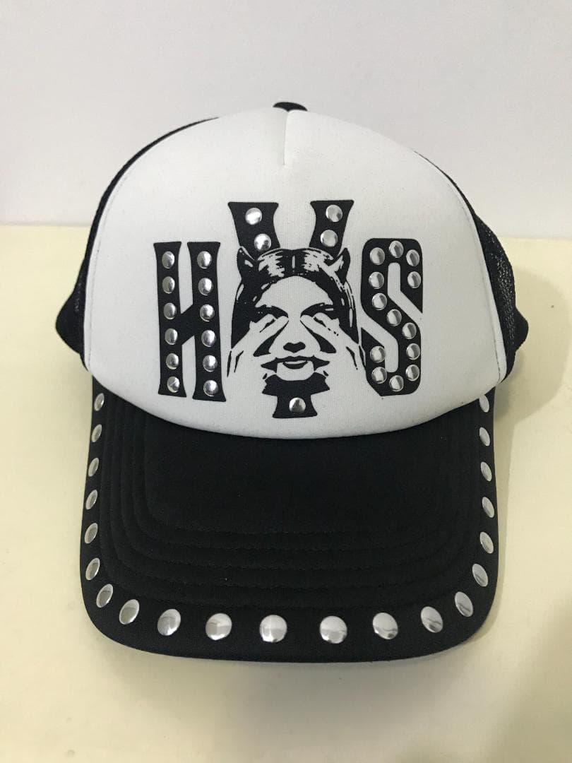 新品- タグ付き ヒステリックグラマー　スタッズメッシュキャップ /01