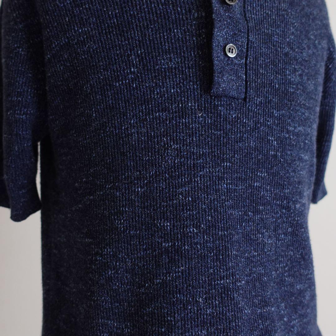 【イタリア製】FILIPPO DE LAURENTIIS ヘンリーネックTシャツ