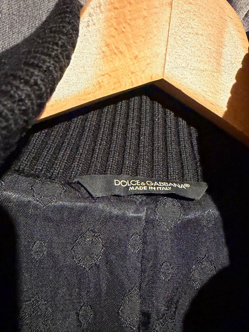 Dolce & Gabbana 黒 ジップアップ ジャケット ドルガバ