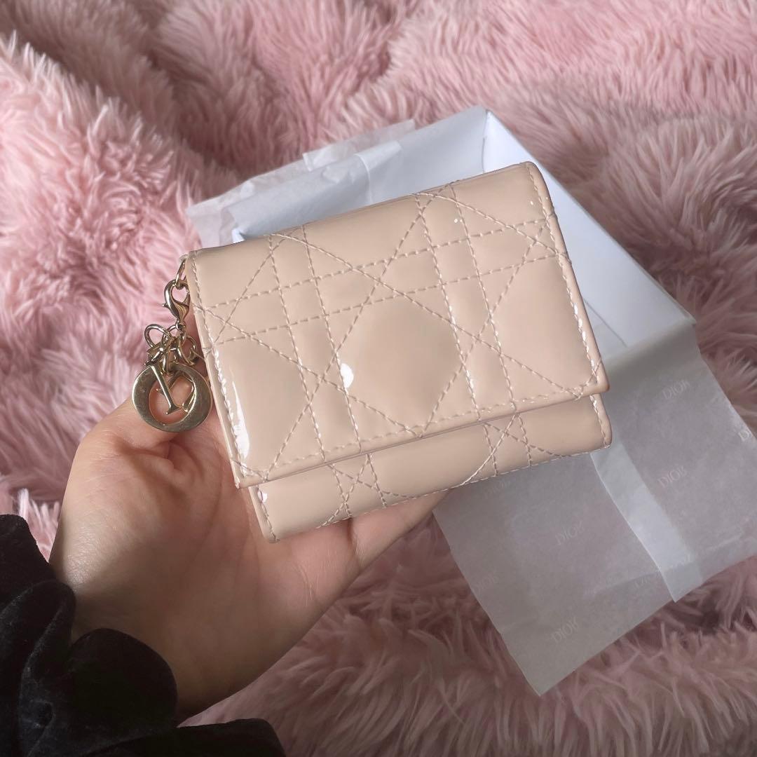 Dior Lady Dior Lotus ウォレット ピンク 財布