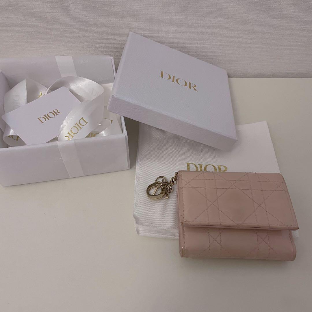 Dior Lady Dior Lotus ウォレット ピンク 財布